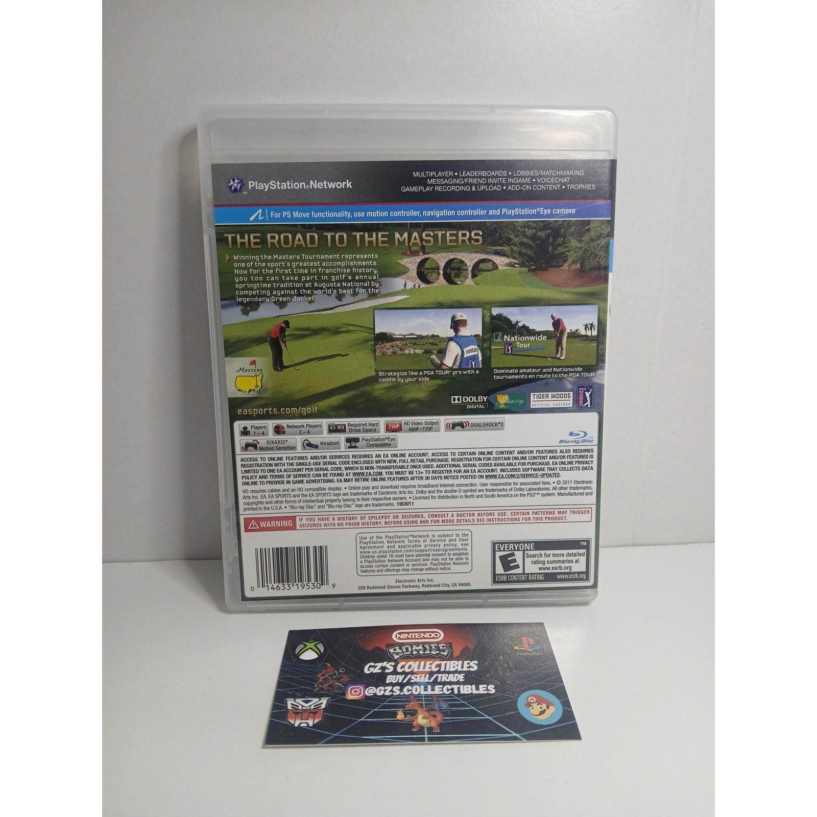SONY PS3 MASTERS TIGER WOODS PGA TOUR 12 CIB TESTED WORKING