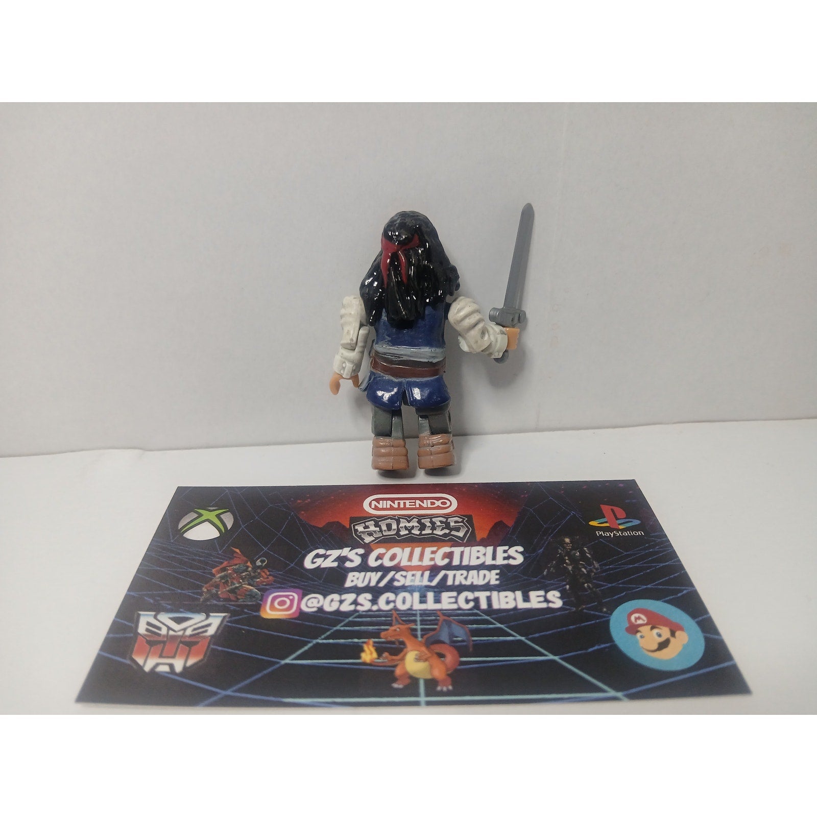 CAPTAIN JACK SPARROW TRIBE MEGABLOKS MEGACONSTRUX FIGURE